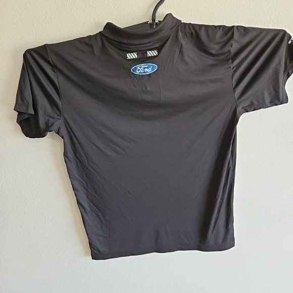 Truewerk Stewart Haas Crew Issued Polo Shirt Mens Size M Black Racing Ford NWT - Picture 7 of 8